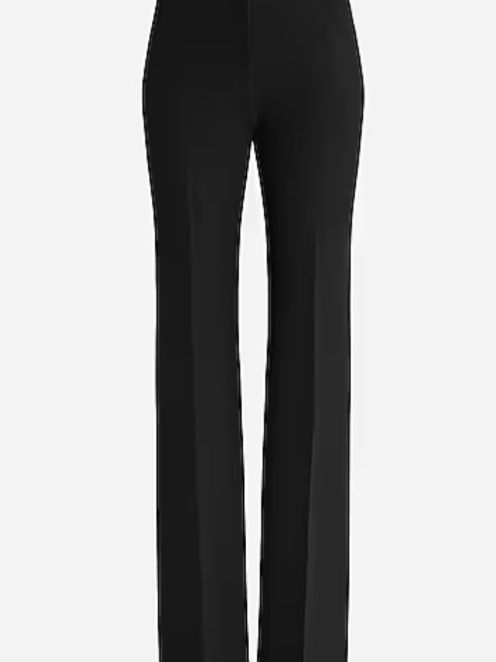 Express Navy High Rise Flare Trouser Pants